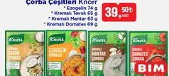 KNORR ÇORBA ÇEŞİTLERİ fiyat ve kampanya bilgisi